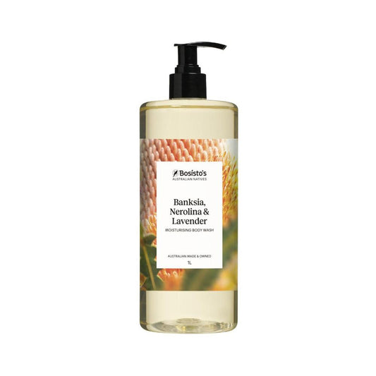 Bosistos Banksia Nerolina & Lavender Body Wash Pump - 1L