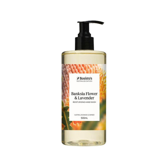 Bosistos Banksia Flower & Lavender Hand Wash Pump - 500mL