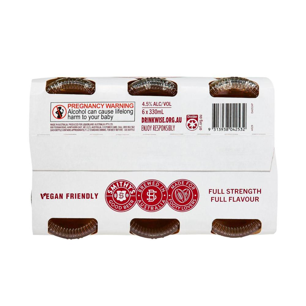 Smithy's Premium Lager Bottle 330ml - 6 Pack