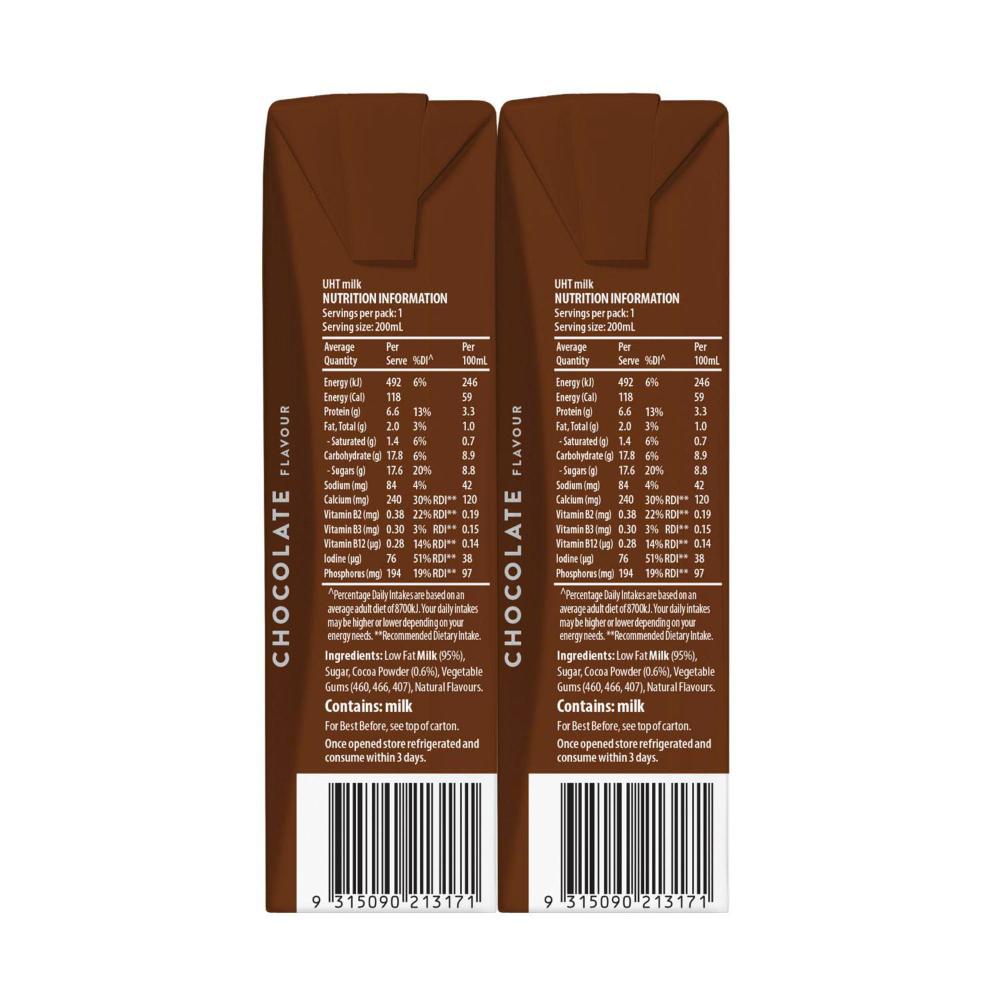Australias Own Chocolate Kids Milk 200ml - 6 pack