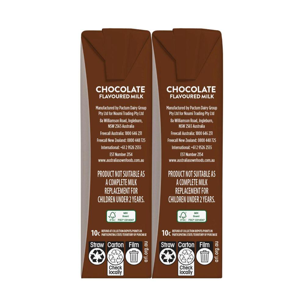 Australias Own Chocolate Kids Milk 200ml - 6 pack