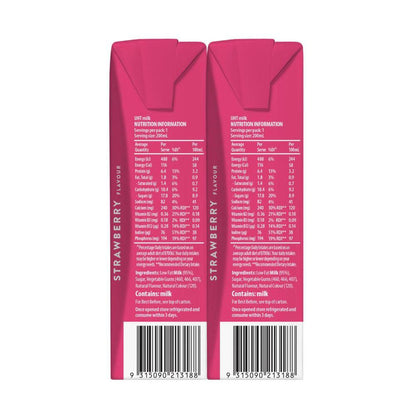 Australias Own Strawberry Kids Milk 200ml - 6 pack