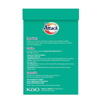 Biozet Attack Attack Front & Top Loader Laundry Powder 2kg