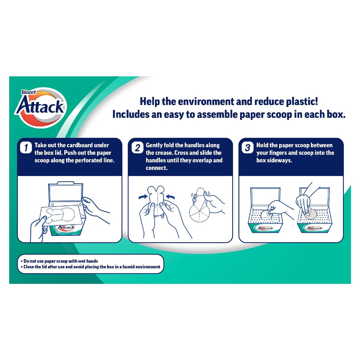 Biozet Attack Front & Top Loader Laundry Powder 2kg