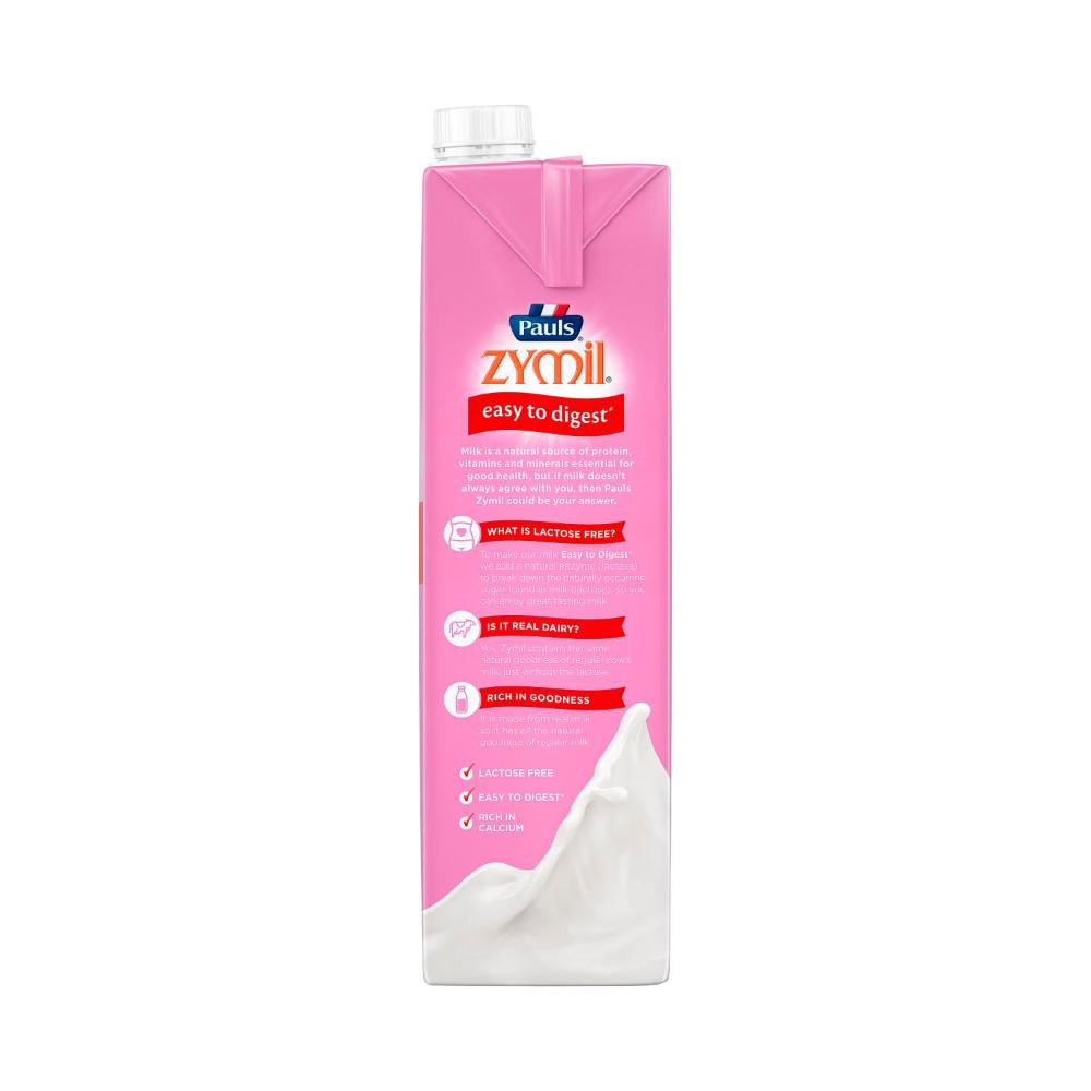 Pauls Zymil Skim Long Life Milk - 1L