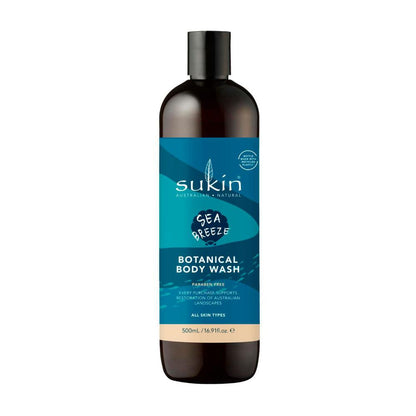 Sukin Sea Breeze Botanical Body Wash - 500mL