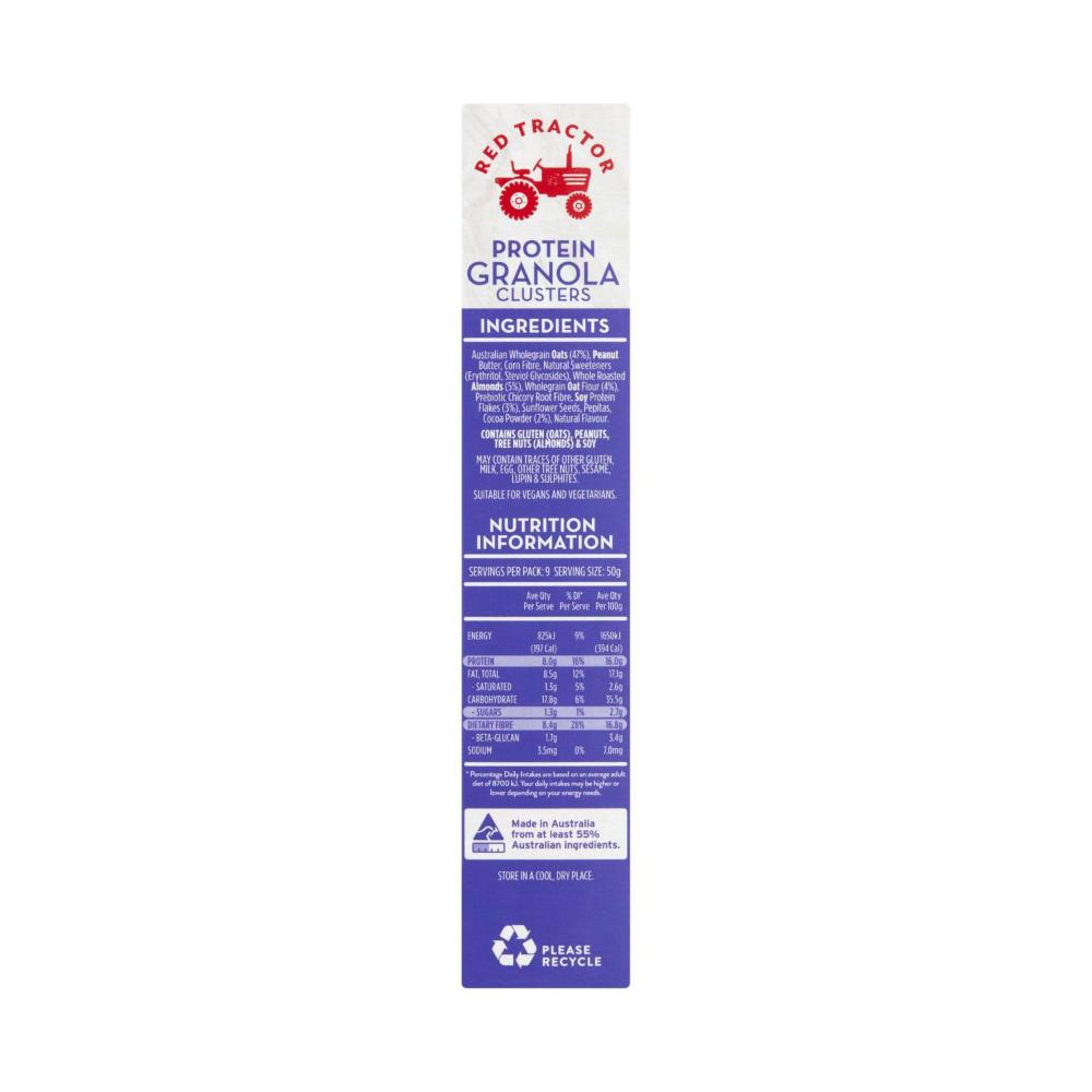 Red Tractor Protein Low Sugar Granola Choc Almond - 450g