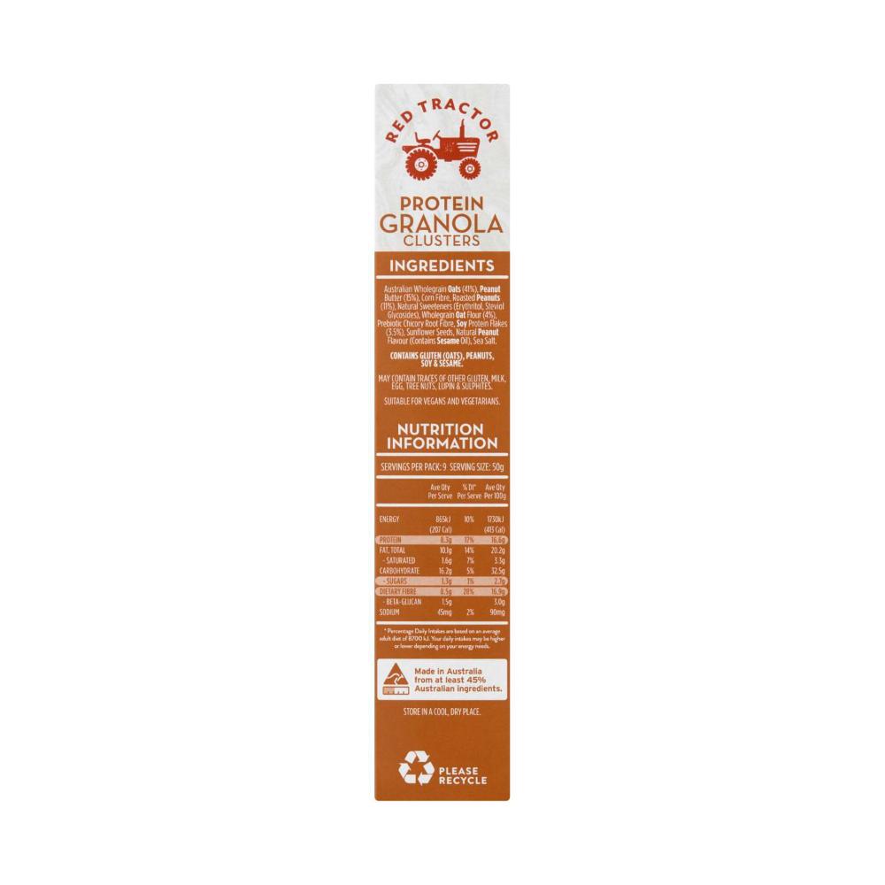 Red Tractor Protein Low Sugar Granola Peanut Butter - 450g