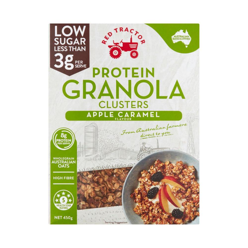 Red Tractor Protein Low Sugar Granola Apple Caramel - 450g