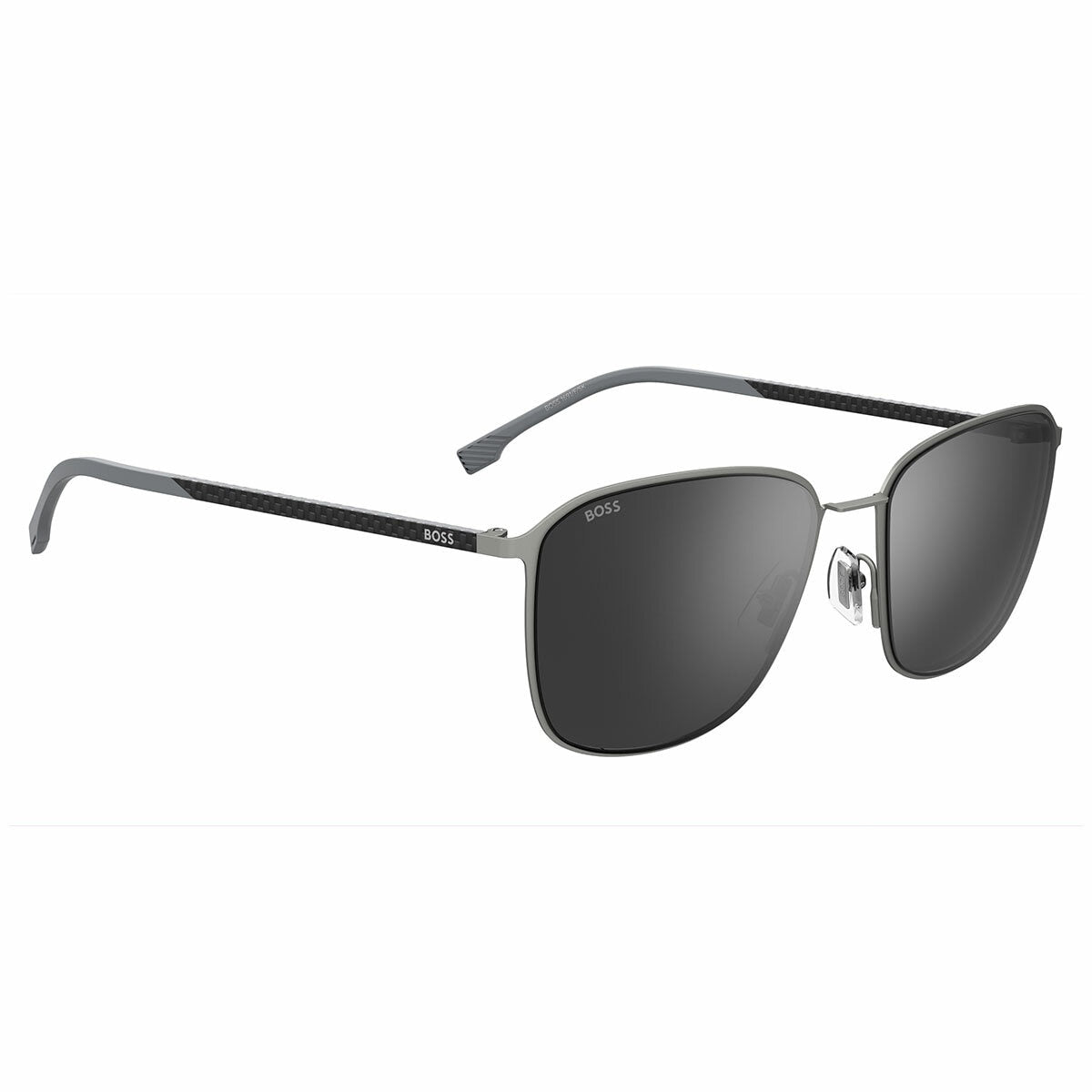 Hugo Boss 1691FSK Polarised Men's Sunglasses 3 Silver Grey Matte Ruthen