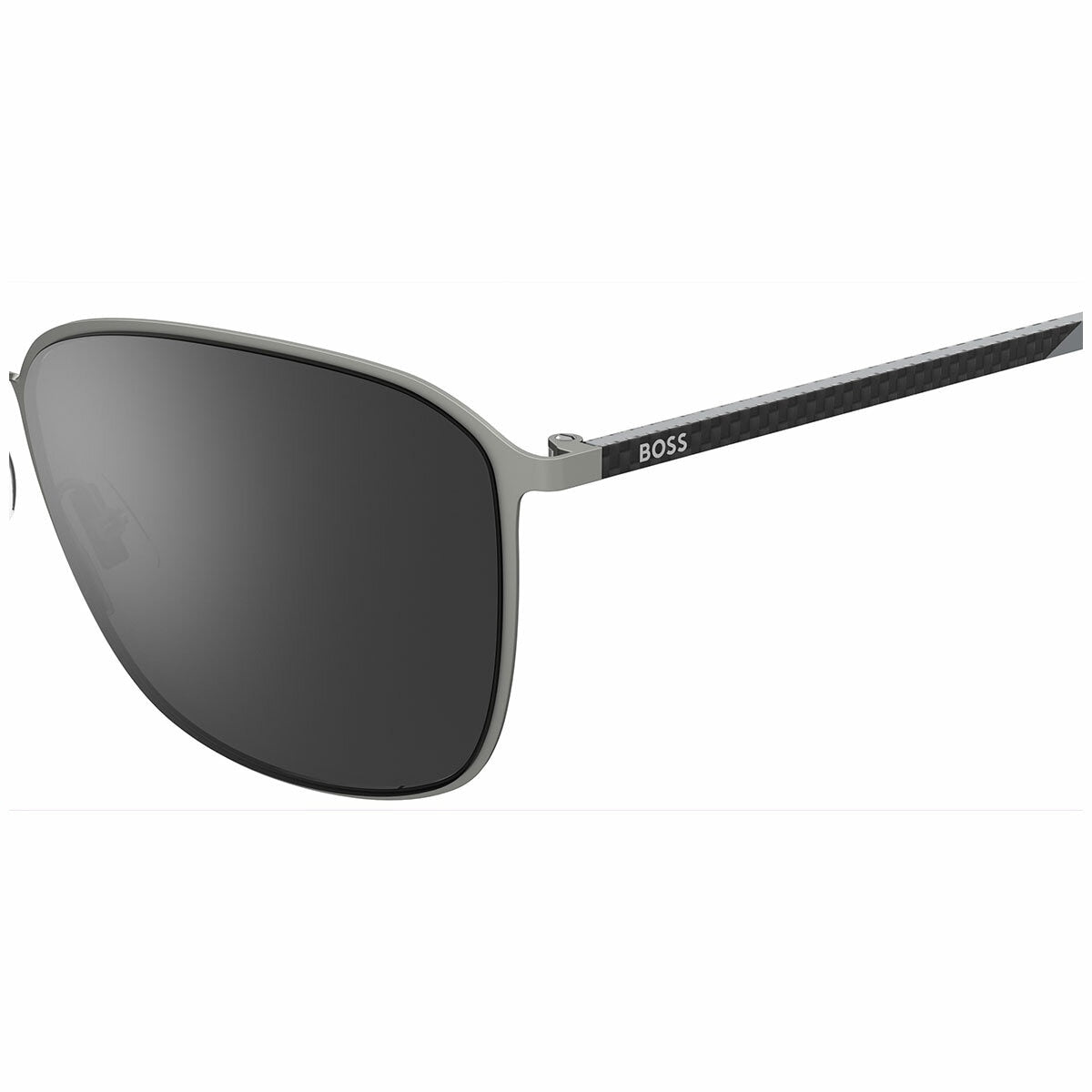 Hugo Boss 1691FSK Polarised Men's Sunglasses 3 Silver Grey Matte Ruthen