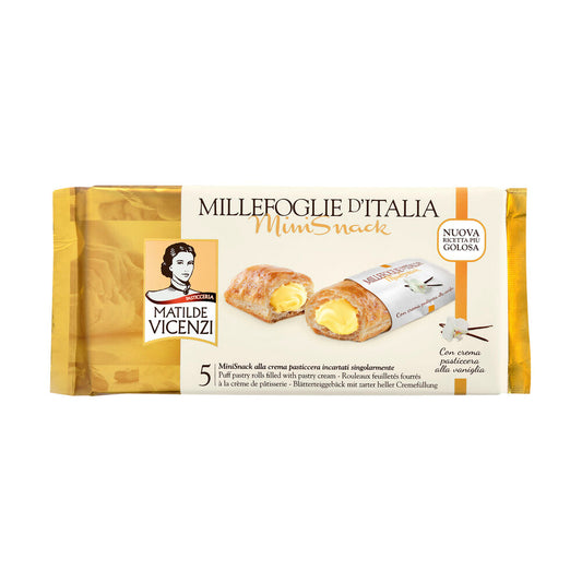 Matilde Vicenzi Millefoglie D'italia Mini Snack Hazelnut Cream - 125g