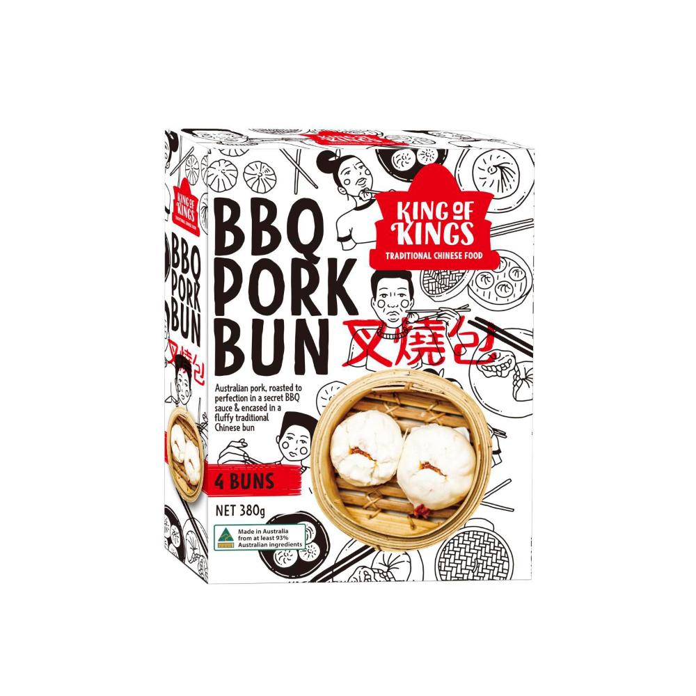 King Of Kings Roasted BBQ Pork Bun - 380g