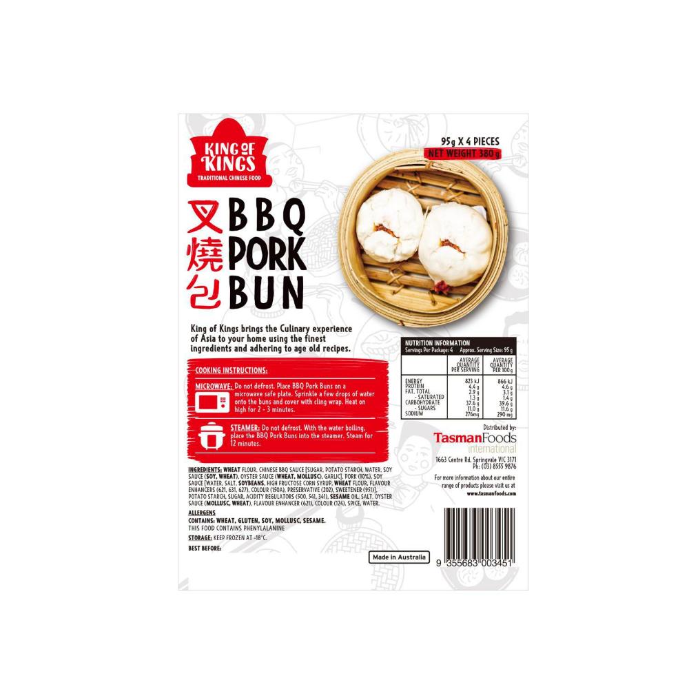 King Of Kings Roasted BBQ Pork Bun - 380g