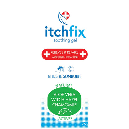 Itchfix Soothing Gel Twin Pack Aloe and Witch Hazel 2 x 75g