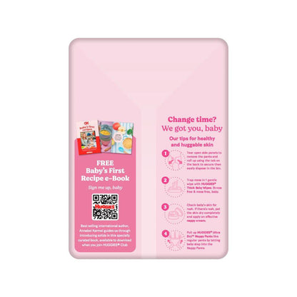 Huggies Ultra Dry Nappy Pants Girls Size 3 (6-12kg) - 36 pack