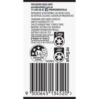 Providore Creamy Tomato Vodka Pasta Sauce 400g