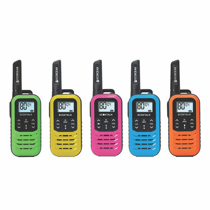 Ecoxgear Uhf Cb Walkie Talkie EXG50-5PKCT2026 Multi Colour 5 Pack