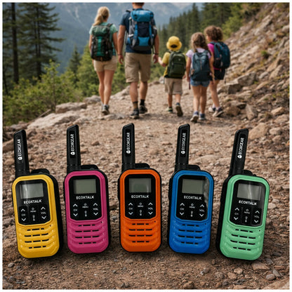 Ecoxgear Uhf Cb Walkie Talkie EXG50-5PKCT2026 Multi Colour 5 Pack