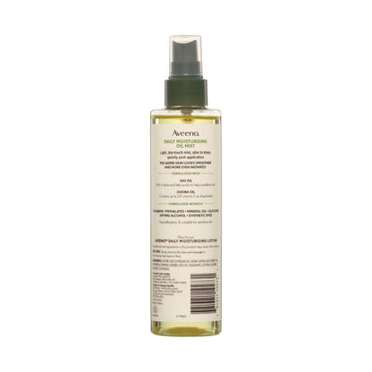 Aveeno Daily Moisturising Vitamin E Jojoba Oil Shea Butter Body Oil Mist Spray Dry Rough Sensitive Skin - 200mL