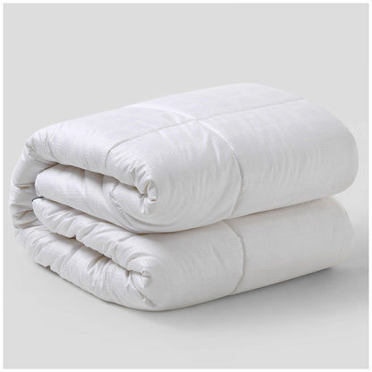 Onkaparinga All Seasons Wool Quilt King White Cotton Sateen Australian Wool