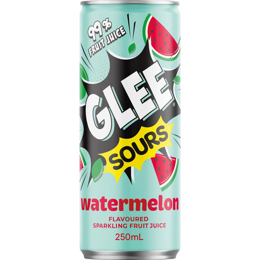 Glee Sours Watermelon Flavoured Sparkling Fruit Juice 250mL