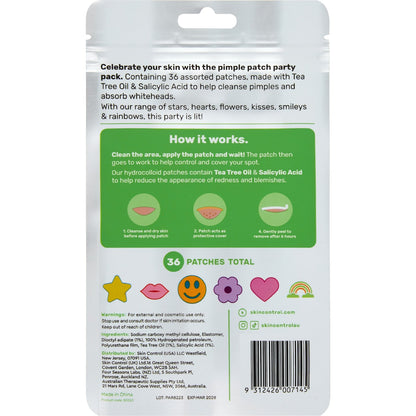 Skin Control Pimple Patch Party 36 Pack