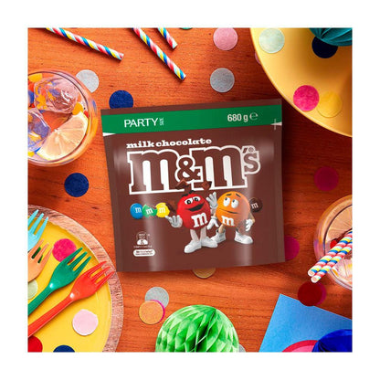 M&M'S Milk Chocolate Snack & Share Party Bag - 680g