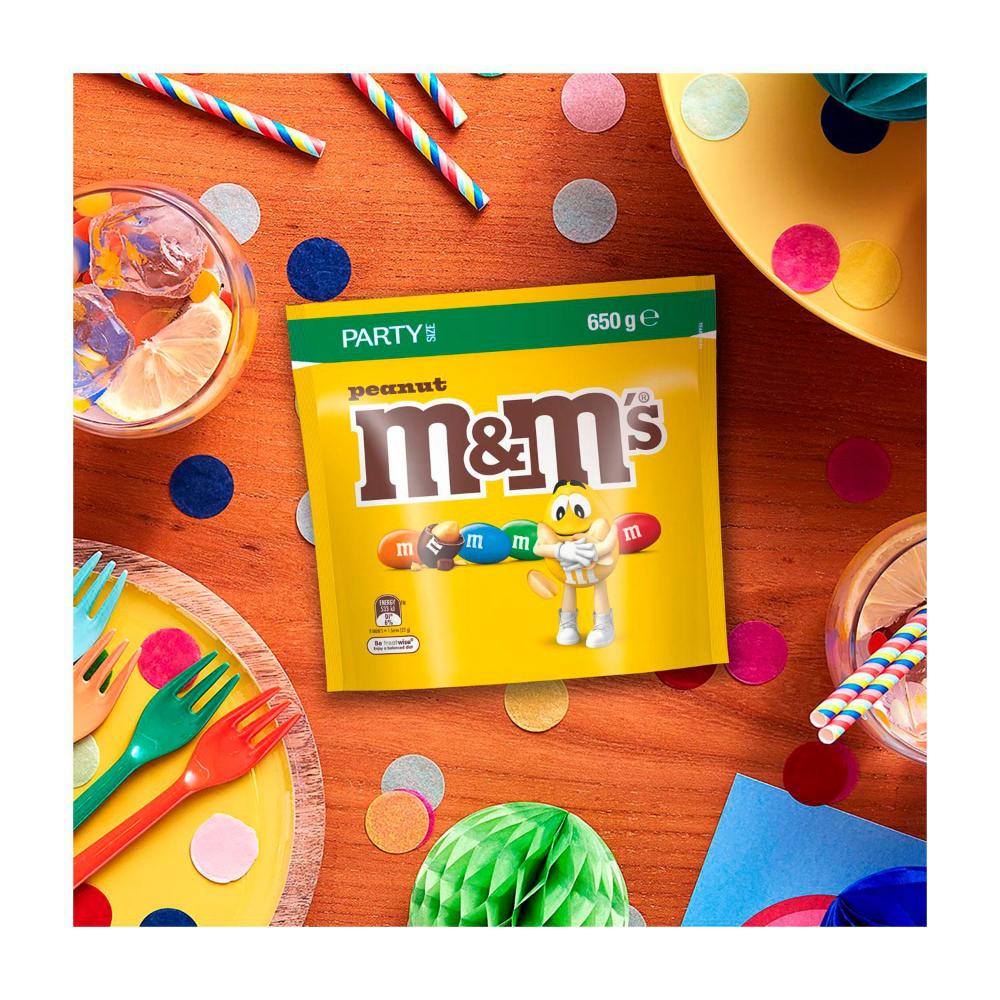 M&M'S Peanut Milk Chocolate Snack & Share Party Bag - 650g