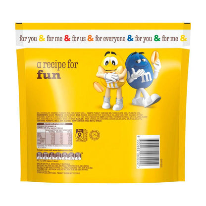 M&M'S Peanut Milk Chocolate Snack & Share Party Bag - 650g
