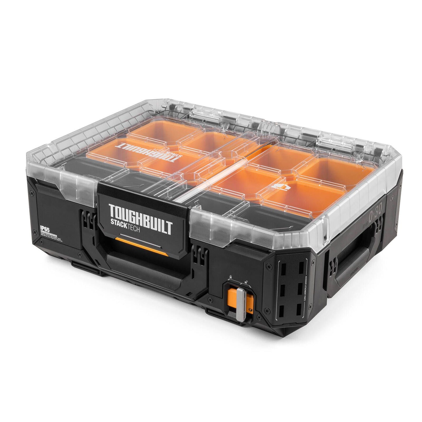 Toughbuilt Stacktech Organiser - 8 Deep Bins - 410 x 185 x 530mm