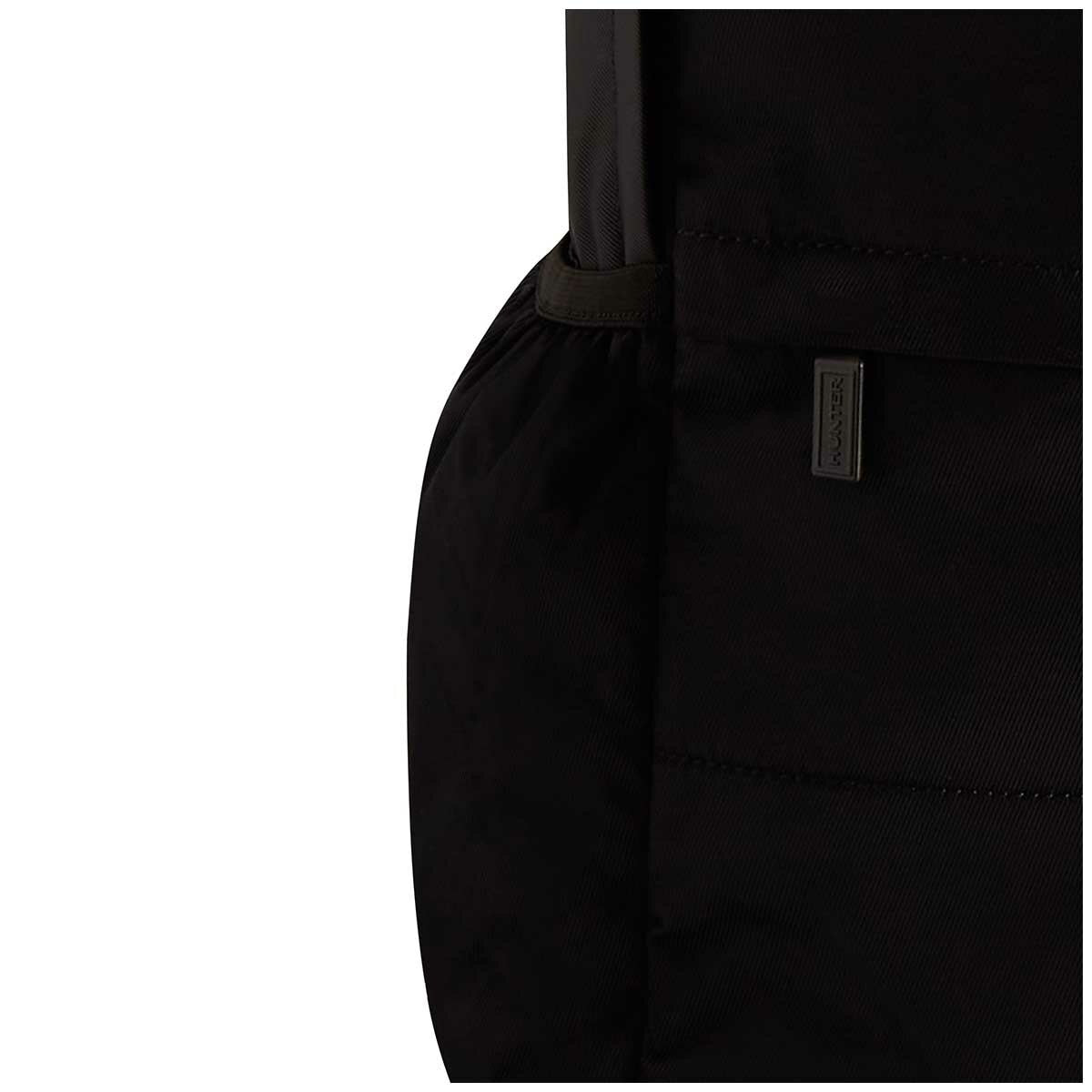 Hunter Water-Resistant Nylon Top Clip Backpack Black 16L