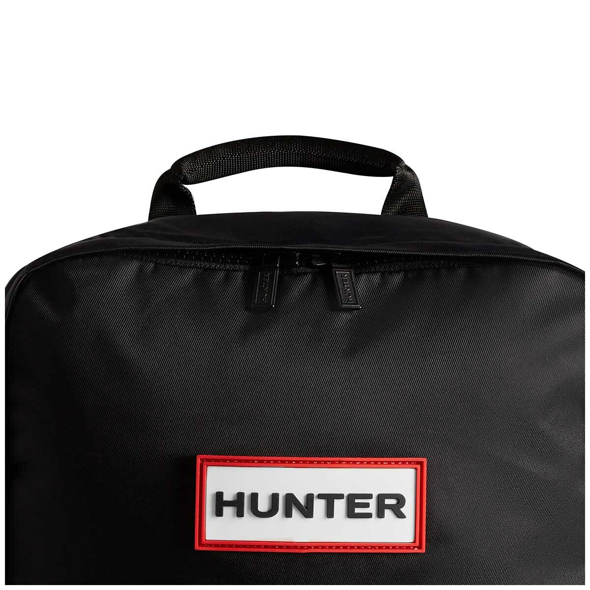 Hunter Water-Resistant Nylon Top Clip Backpack Black 16L
