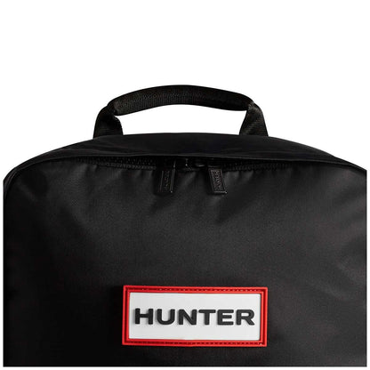 Hunter Water-Resistant Nylon Top Clip Backpack Black 16L