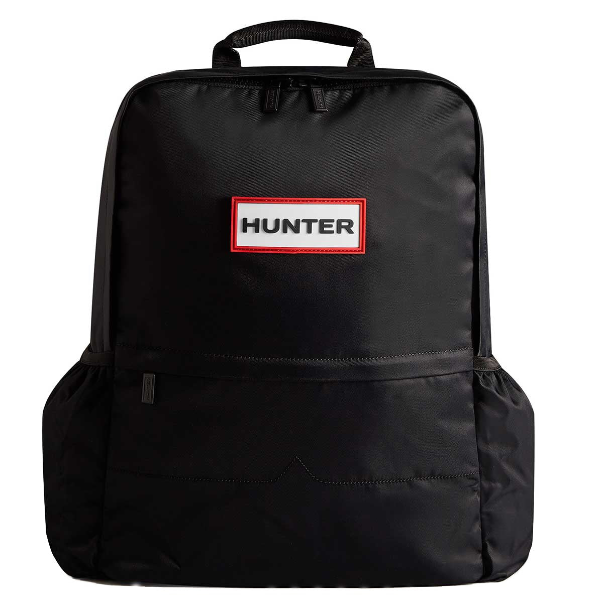 Hunter Water-Resistant Nylon Top Clip Backpack Black 16L