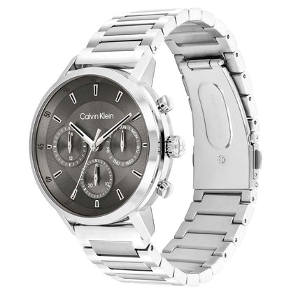Calvin Klein Gauge Men's Watch 25200493 Grey Dial Quartz Stainless Steel