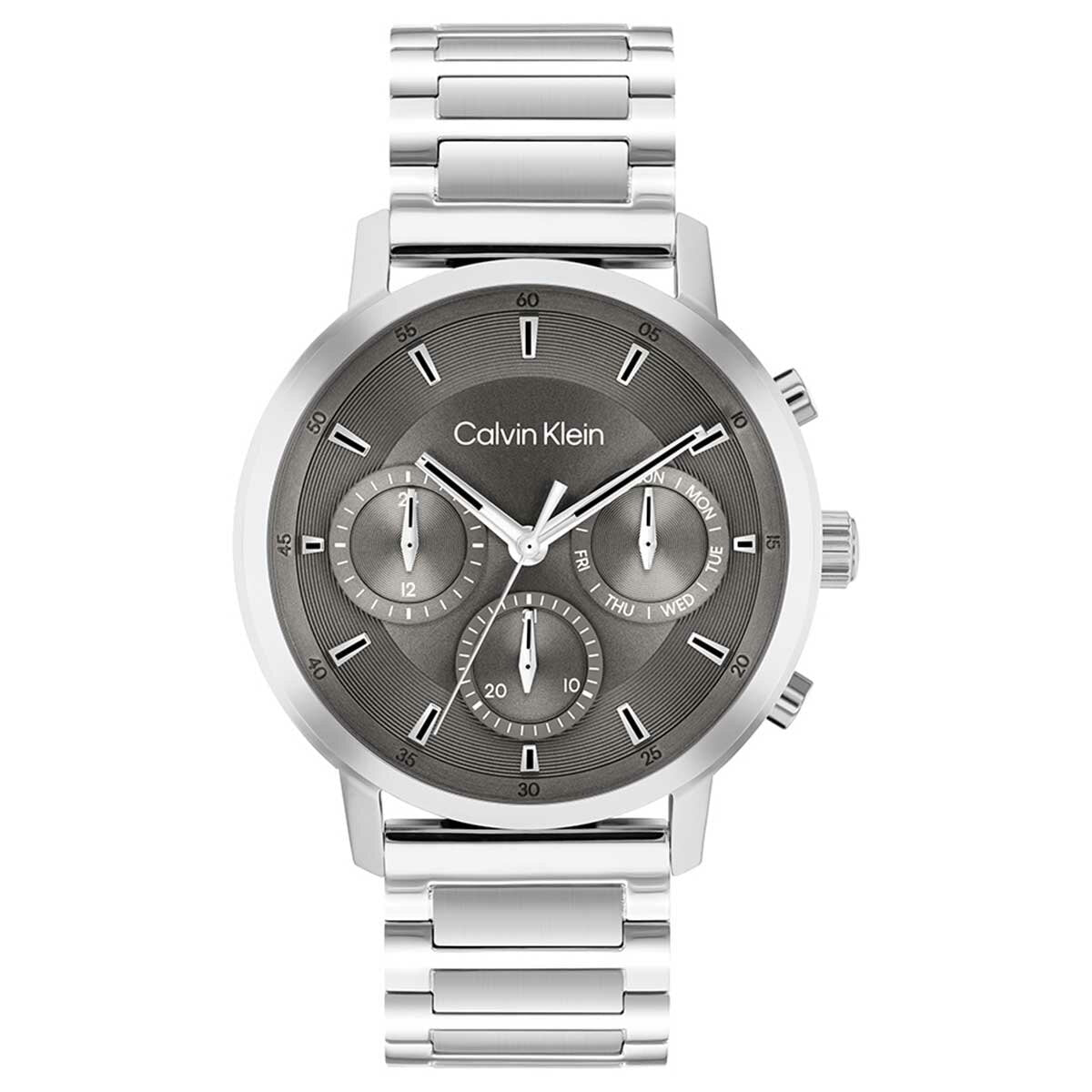 Calvin Klein Gauge Men's Watch 25200493 Grey Dial Quartz Stainless Steel
