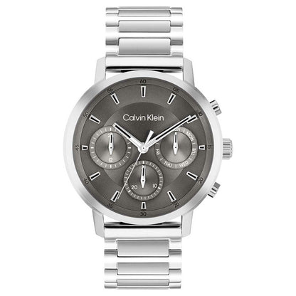 Calvin Klein Gauge Men's Watch 25200493 Grey Dial Quartz Stainless Steel