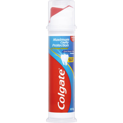 Colgate Toothpaste Maximum Cavity Protection Great Regular Pump 130g