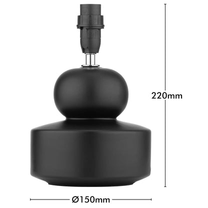 Verve Design Kiki Ceramic Lamp Base - 150mm