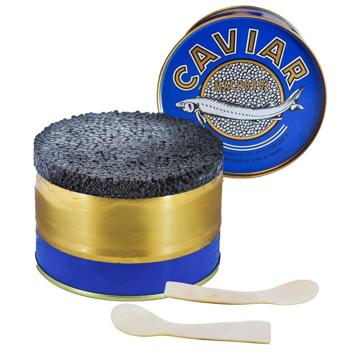 Black Pearl Oscietra Black Caviar Mother Tin Italy 500g