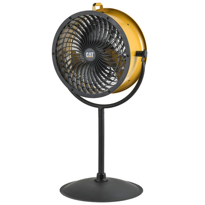 Caterpillar High Velocity Drum Pedestal Fan HVPD-18AC-OD Yellow 46cm