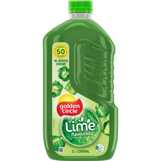 Golden Circle Cordials Lime Cordial 2l