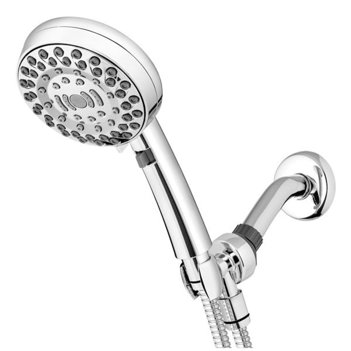 Waterpik Dual Powerpulse Handheld Shower Head 6-Spray Bliss Mist Hose 1.5m