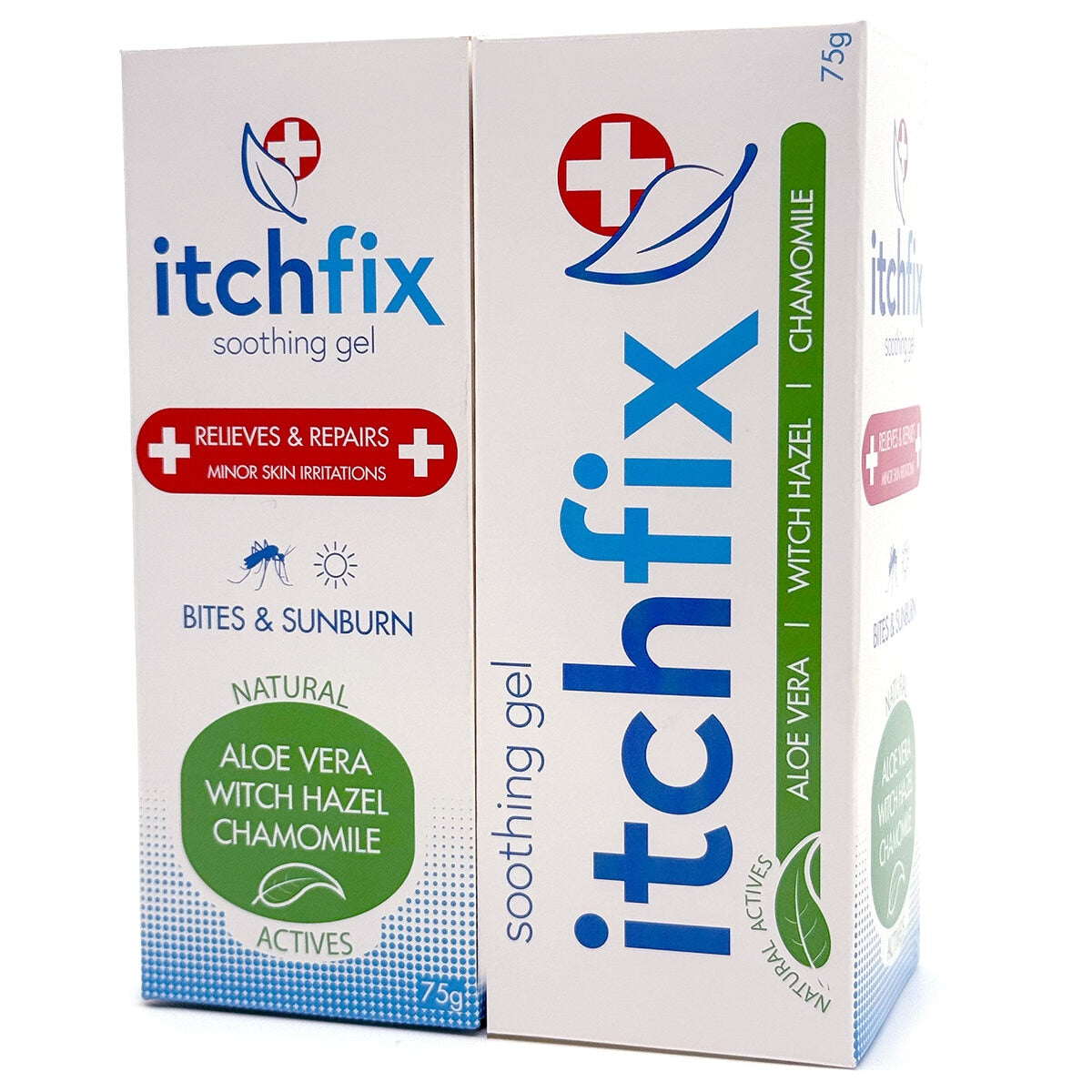 Itchfix Soothing Gel Twin Pack Aloe and Witch Hazel 2 x 75g