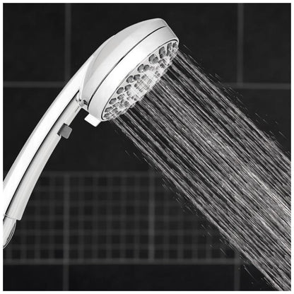 Waterpik Dual Powerpulse Handheld Shower Head 6-Spray Bliss Mist Hose 1.5m