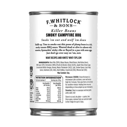 Whitlocks Baked Beans Smoky Campfire BBQ Sauce - 420g