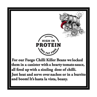 Whitlocks Baked Beans Fuego Chilli Sauce - 420g