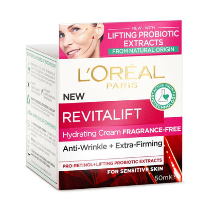 L'Oreal Revitalift Classic Fragrance Free Day Moisturiser - 50mL