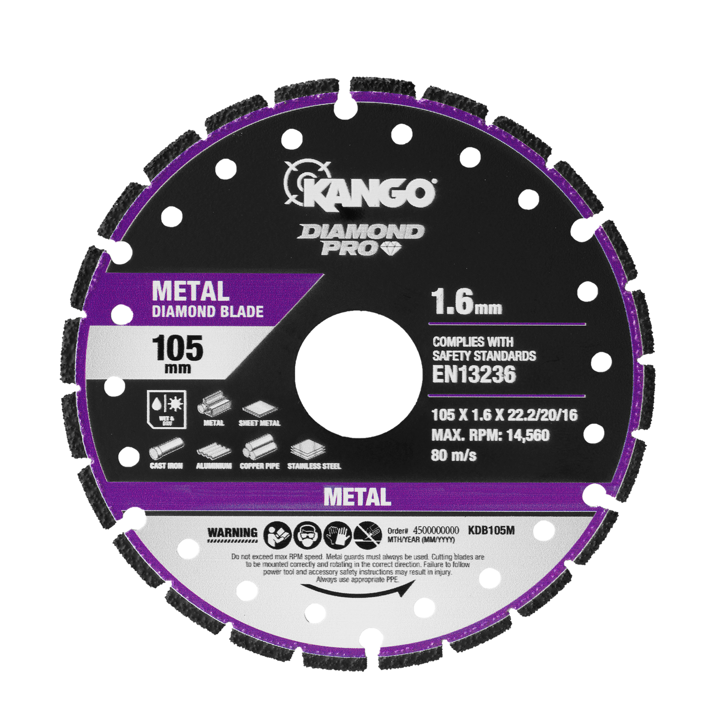 Kango Metal Diamond Blade - 105mm